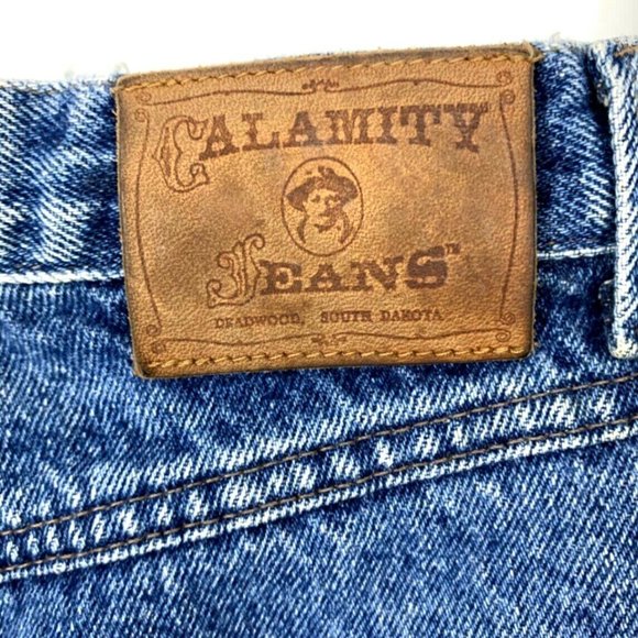 Vintage 1993 Calamity Jeans Stretch Skinny Jeans 8 - Picture 12 of 12